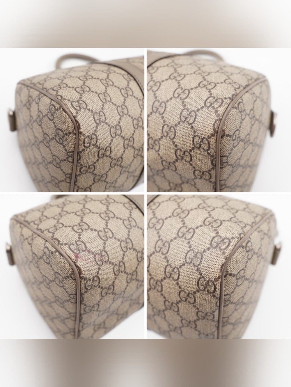 CI11 ❤️ Gucci GG Monogram Coated Canvas Boston - Picture 9 of 15
